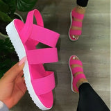 New Set Of Feet Tight With Flat Sandals Women's Large Size Wish De-Toed Beach
