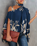 Zingj Wise Hot Summer Hanging Bat Sleeve Print Shirt