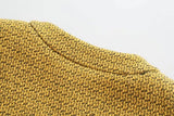 New Textured Button Decoration Short Woolen Jacket