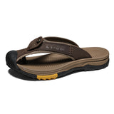 Zingj Baotou Flip-Flops Flip-Flops Sandals Male Breathable Light Dad Slippers Daily Household Casual Shoes Korean