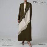 New Personalized Pu Esso Dotted With Long Coat Coat
