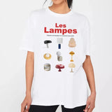 Lamp Print Graphic Tee- Outfit