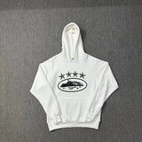 Five-Star Ship Printing Loose Hooded Hoodie Street Sports And Leisure Suit