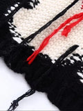 Flower Embroidered Knitted Sweater