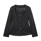And Winter New Heart-Shaped Collar Slim Fashion Suit Jacket