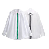 New Matching Zipper Loose Version Shirt
