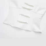 New Bowknot Trim Sexy Halter Top Vest