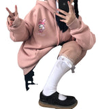 Soft Sister Student Cartoon Meal Jk Coat Zipper Koloumi Cotton Hoodie Jade Cinnamon Dog