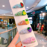 Pcs/Set Girls Cute Cartoon Animals Fruit 5 Cm Hairpins Children Lovely Hair Clips Barrettes Gift Kids Hair Accessories