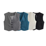 New Four-Color Vest Four-Color Casual Trousers
