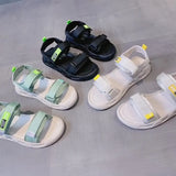 Women's Sports Sandals In The Summer Of 2024, The New Thick-Soled Muffins, Leisure Students, Beach Shoes, Velcro Shoes Are In