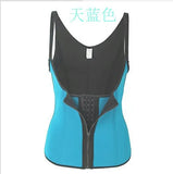 Chloroprene Rubber 3-Layer Cloth Beauty Body Acceptance Court Corset Buckle Sweating Vest Body Shaping
