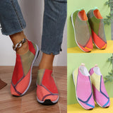 Style 23 Summer Shallow Mouth New Leisure Flying Weave Large-Size Sports Shoes Women's Single