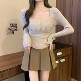 White Sling With Breast Vest Body Bm Half-Dress Short Skirt Two Sets With Short Top