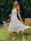 Asian Summer Hot-Selling Net Dress INS Style Casual Backless Sexy Multi-Layer Dress
