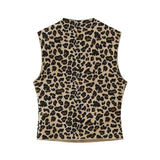Summer Animal Print Knitted Blouse 5584202 Half Skirt