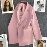 Zingj Suit Jacket Female Korean Version Fried Street Leisure Commuting Joker Spring And Autumn Popular 2024 Spring Autumn
