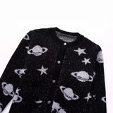 New Metal Thread Short Knitted Coat