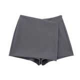 And Winter New Multicolor Asymmetrical Fashion Style Women's Trendy Skirt