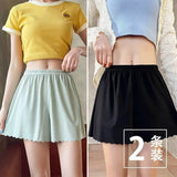 Shorts Safety Pants Women's Anti-empty Leggings Thin Home Shorts Without Curling Ice Silk Breathable Women