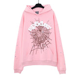Brand Sp5der 55555 Star Printed Hoodie Pantsuit Suit For Men And