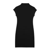 New Stretch Slim Sleeveless Knitted Short Dress