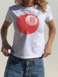 vintage t-shirt with print and short