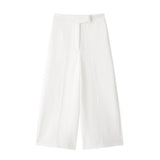 New Summer Style High Waist Shows Thin Solid Color Casual Fashion Wide Leg Trousers