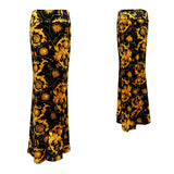 Spring Summer A-Line Elastic High-waist Long Pencil Skirt for Women 2023 Printed Maxi Skirt Faldas Largas Mujer Para