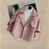 Zingj Temperament Wear A Fried Street Suit Female 2024 Autumn Winter Stylish Show Skinny Jeans Short Woolen Coat Three-Piece Set-Outfit