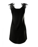 Zingj Women's Dress Lace Splicing Casual Dress LZS4904DA1