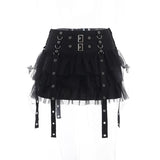 Summer 2023 New Fashion Dark Kuroshio Hot Girls Sexy Slim Net Gauze Cake
