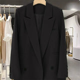 Zingj Small Suit Jacket Female Spring And Autumn 2024 New Korean Version Straight Tube Casual Niche Design Fried Street Fashion