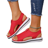 Zingj Fashionable Large-Size Flat-Soled Women's Sandals In