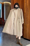 Zingj Chic Woolen Coat Foreign Style 2023 Autumn And Winter New Fashion Korean Version Loose Medium Long Plus Thick Woolen