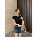 Price Early Summer Love Diary Ghost Horse Girl Very Special Love Hollow Thin Short-Sleeved