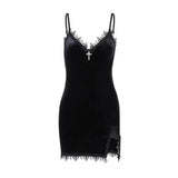 Dark Korean Velvet Sling New Beautiful Back Spring Lace Bra Vest Underwear Women's