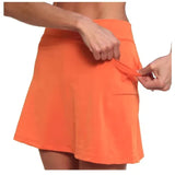 Solid Color Medium Waist Skirt, Exercise Yoga, Three-Point Shorts, Skirt