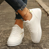 Shoes 2025 Small White Shoes Women's Sports Flat Bottom Leisure Thick Bottom Height Board