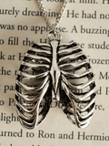 Vintage Skeleton Pendant Necklace- Outfit