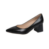 Women's Shoes 2025 New Autumn Korean Version Of The Pointed-Headed Single Shoes Women's Thick Heel Sexy High Heels Professional