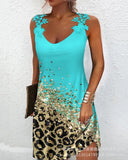 Zingj Women's Dress Lace Splicing Casual Dress LZS4904DA1