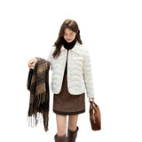 Winter 2024 New Fashion Versatile Loose And Light Korean Version Loose Padded Coat-Outfit