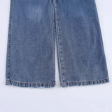 New Mid-Rise Decor Loose Jeans