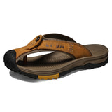 Zingj Baotou Flip-Flops Flip-Flops Sandals Male Breathable Light Dad Slippers Daily Household Casual Shoes Korean