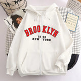 New Zipper Hoodie Los Angeles California Coat
