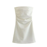New Sexy Wrinkle Slimming Dress With Short Breasts In