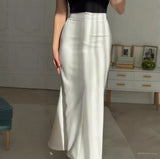 Dress Half-Dress Fishtail Skirt 2025 Summer Fishtail Skirt Half-Dress Skirt