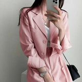 Zingj Suit Jacket Female 2024 Spring And Autumn Small Korean Fried Street New Version Of Casual Suit Jacket