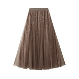 Sema Yarn Half-Dress Woman Hanging Super Fairy Yarn Cover Across The Big Swing A Word Long Skirt